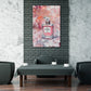 Profumo rosa eleganza arte moderna quadro
