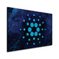 Quadro stampa su tela moderno Cripto Cardano Blue Style