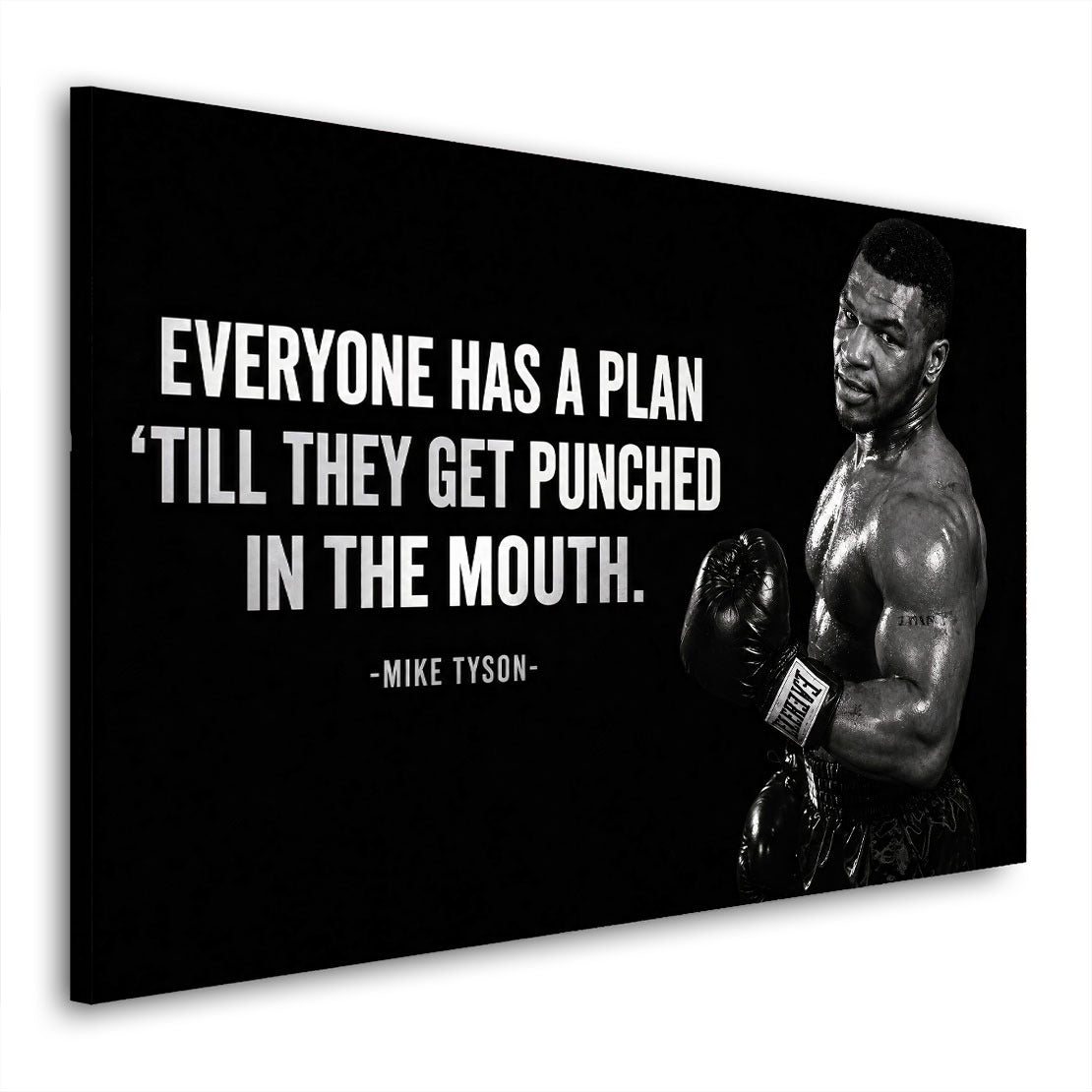 Quadro moderno Motivazione Mike, Everyone has a Plan