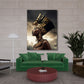 Regina africana egizia con corona dorata quadro