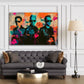 Ritratto Depeche Mode stile pop art colorato uomini quadro