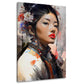 Ritratto donna asiatica tradizione arte moderna quadro