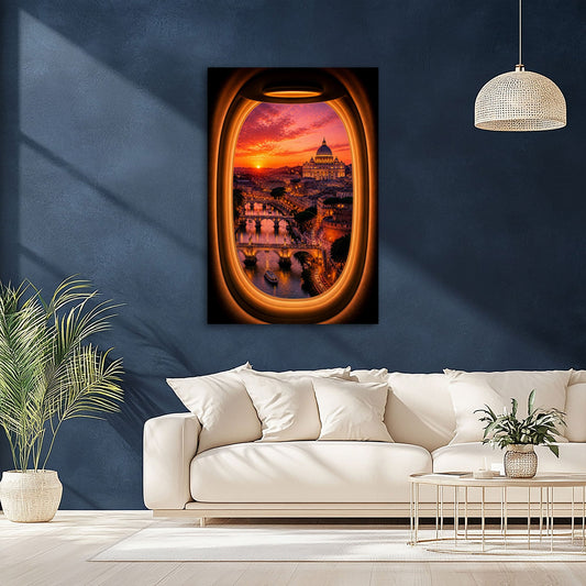 Quadro Roma cupola in soggiorno