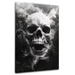Skull espressivo drammatico con colori brillanti quadro