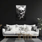 Skull espressivo drammatico con colori brillanti quadro