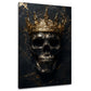 Skull king scuro espressivo con colori brillanti quadro