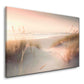 Spiaggia dune mare tramonto colori pastello quadro