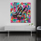 Quadro tacchi alti Spoil Me Pop Art in camera da letto