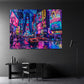 Taxi a Times Square sotto la pioggia quadro - Mockup 2