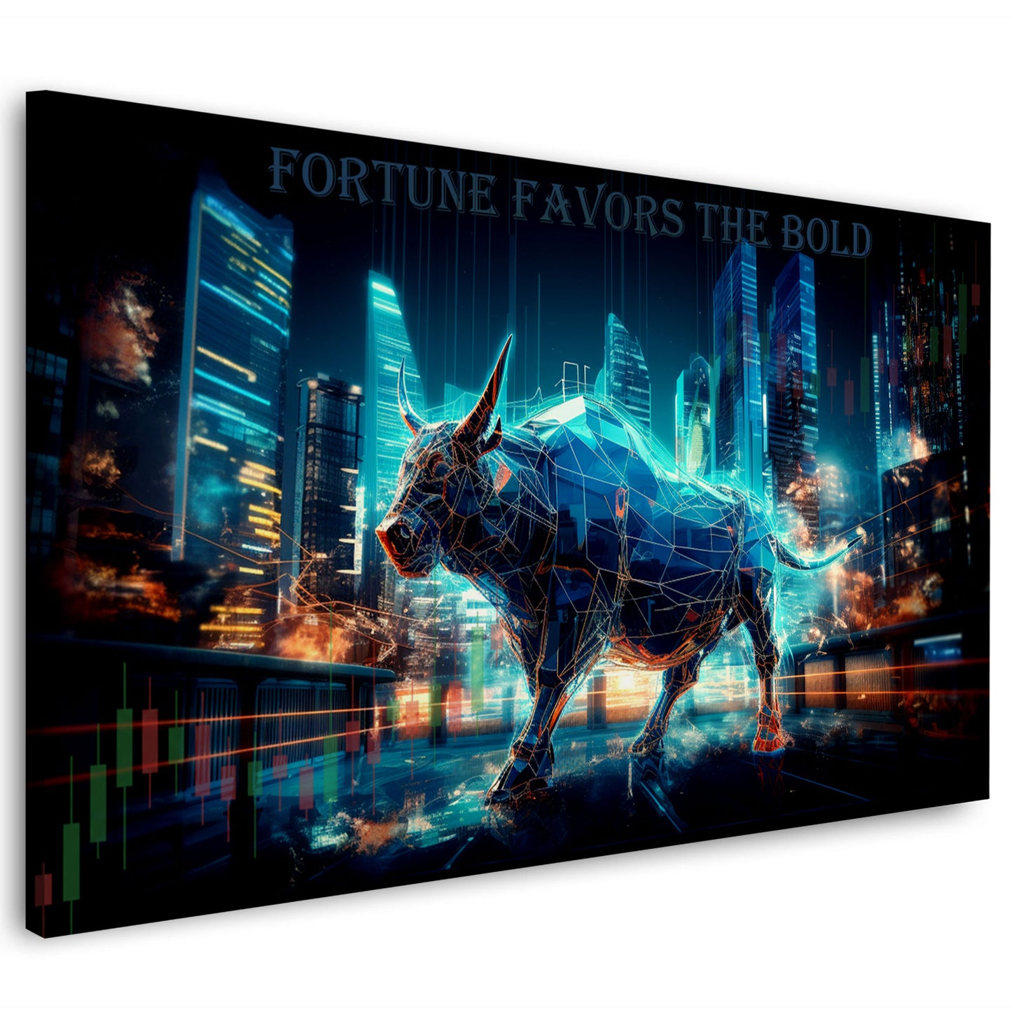 Toro borsa trading fortune favors the bold successo quadro
