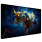 Toro d'oro borsa mercato finanziario grafico trading quadro