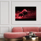 Toro finanza digitale motivazione successo rosso dinamico quadro
