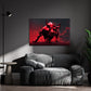 Toro finanza digitale motivazione successo rosso potente quadro