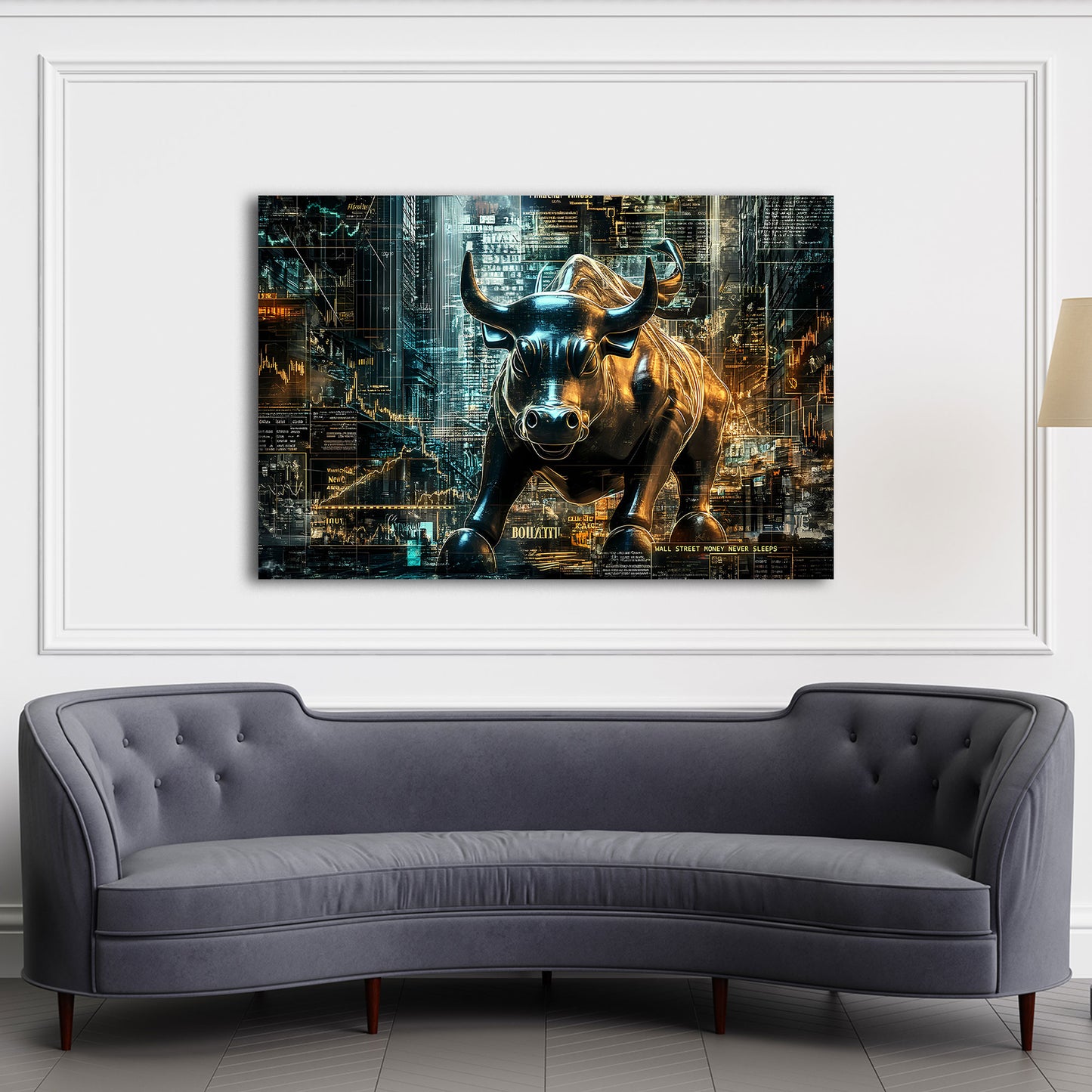 Toro wall street finanza successo potere denaro quadro