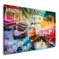 Venezia Pop Art gondole canali ponte di rialto quadro
