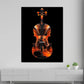 Violino arte digitale moderna musica quadro