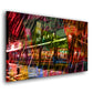 Quadro stampa su tela Retro Diner Bar Abstract Style