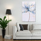 Quadro stampa su tela astratto fiore Paint Blue, natura