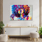 Quadro stampa su tela donna Paint Style, arte moderna Pop Art