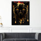 Quadro stampa su tela moderno Abstract Black Panther, Pop Art