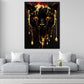 Quadro stampa su tela moderno Abstract Black Panther, Pop Art