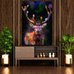 Quadro stampa su tela moderno Abstract Colour Pop Art Cervo