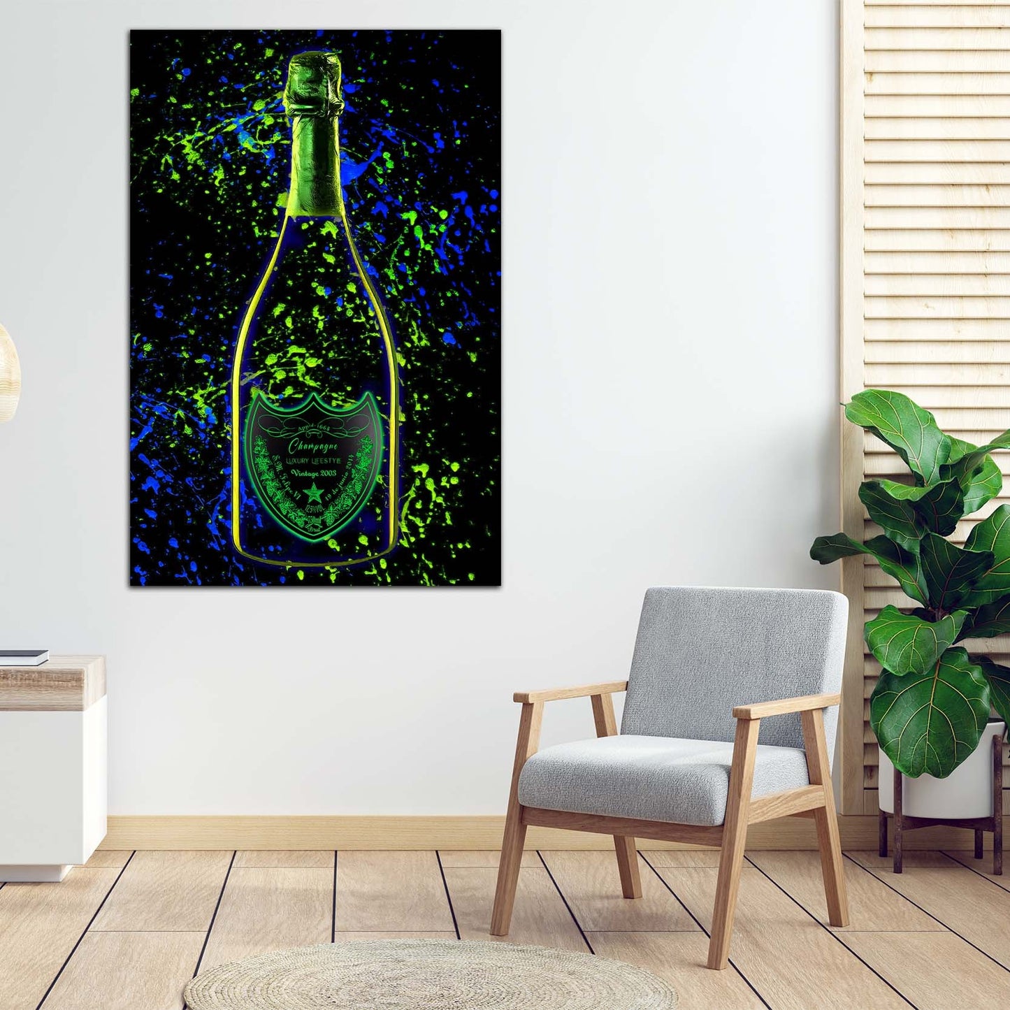 Quadro moderno Bottiglia Pop Art Lifestyle