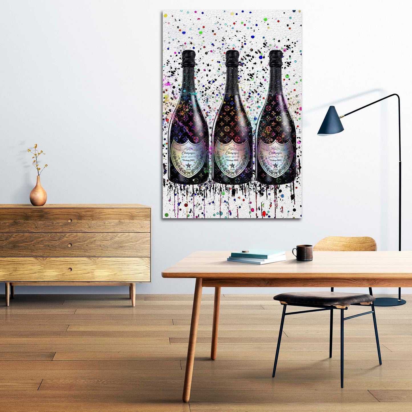 Quadro moderno Bottiglie Lifestyle Pop Art