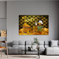Quadro stampa su tela moderno Comic My Money My Rules Zio Paperone, Fumetti, Soldi & Successo