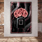 Quadro stampa su tela moderno Eau De Parfüm Flower Style