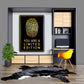 Quadro stampa su tela moderno Motivazione impronta digitale, You Are A Limited Edition, Lifesyle