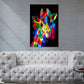Quadro stampa su tela moderno Pop Art Colour Giraffa