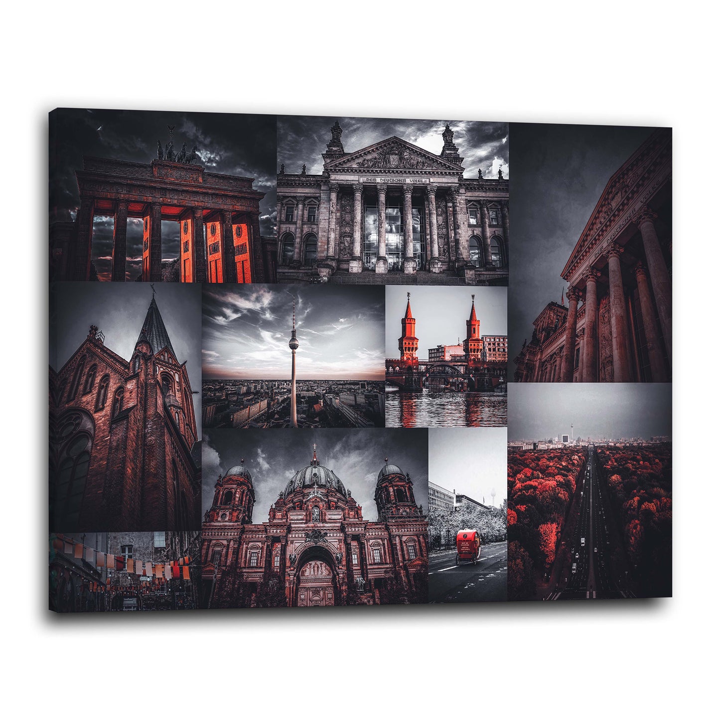 Quadro stampa su tela moderno città Berlino, Germania, Beautiful Berlin, uffio, casa, saggiorno