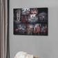 Quadro stampa su tela moderno città Roma, Italia, Beautiful Rome, per uuffio, casa, saggiorno, camera da letto