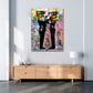 Quadro moderno stampa su tela Pop Art cubo di Rubik Style