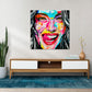 Quadro moderno stampa su tela erotico arte Pop Art donna