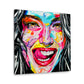 Quadro moderno stampa su tela erotico arte Pop Art donna