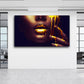 Quadro stampa su tela moderno viso, erotismo Gold Style