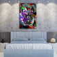 Quadro stampa su tela Bulldog francese Pop Art Colour, arte moderna, animali, cane
