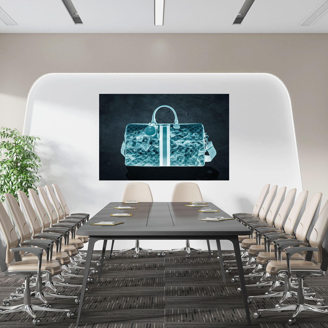 Quadro Money Bag, Borsa con denaro