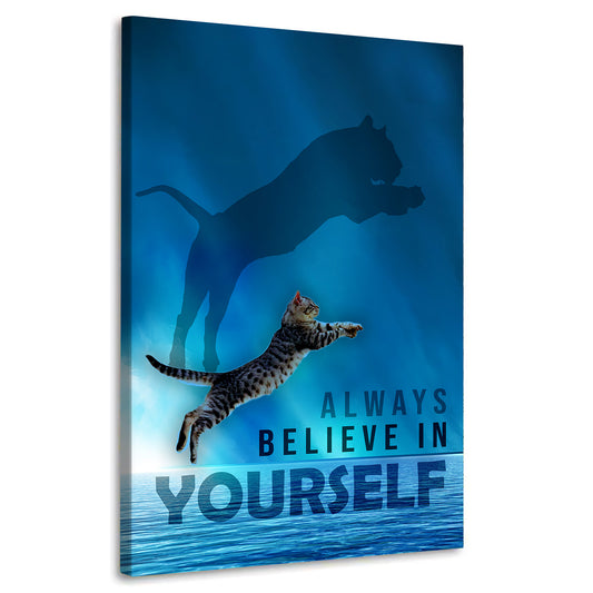 Quadro stampa su tela motivazionale Mindset Always Believe In Your Self