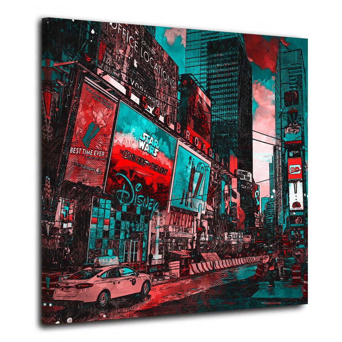 Quadro USA New York Colour Style - Artedinoi