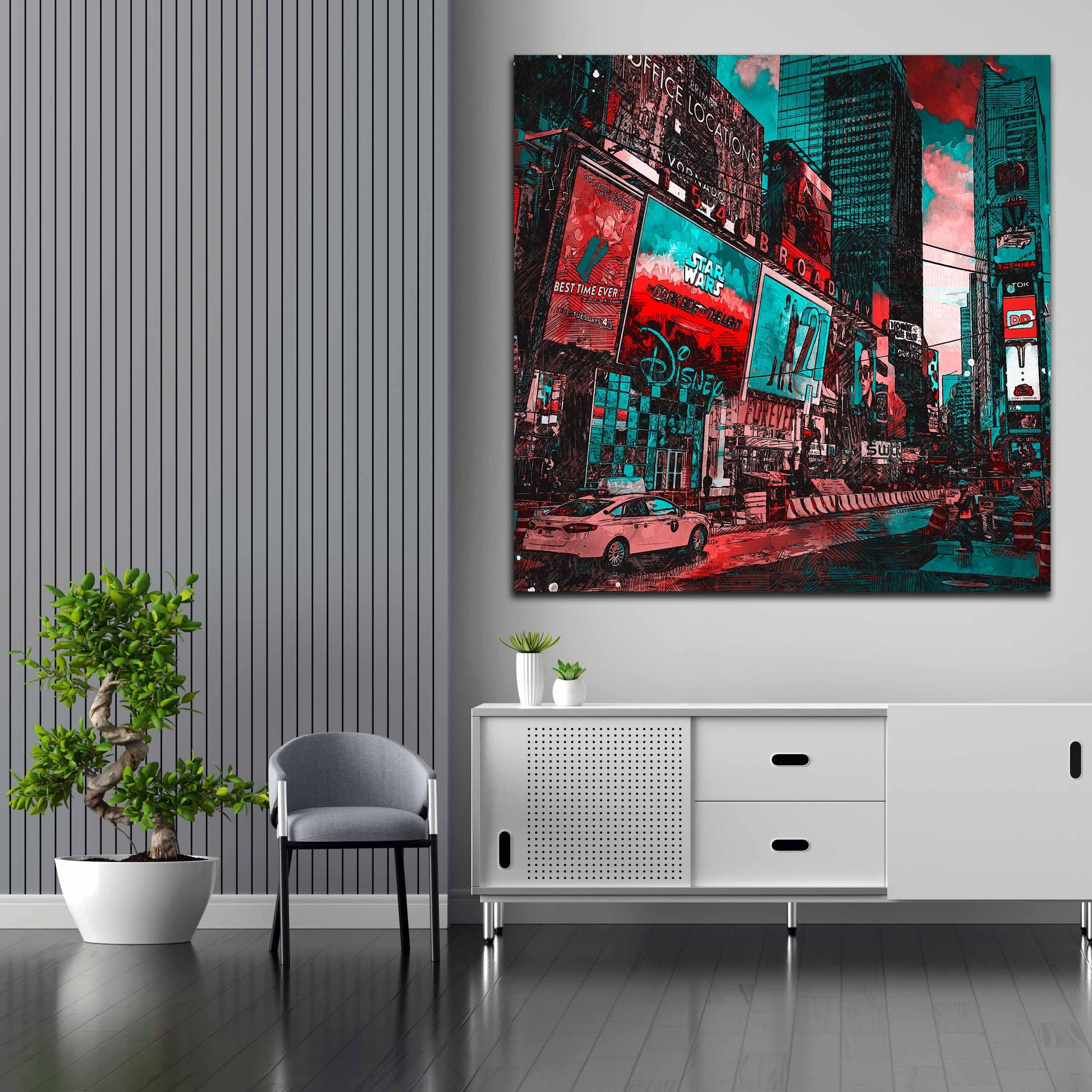 Quadro USA New York Colour Style - Artedinoi