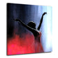 Quadro stampa su tela ballerrina Red Abstract Edition