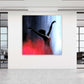 Quadro stampa su tela ballerrina Red Abstract Edition