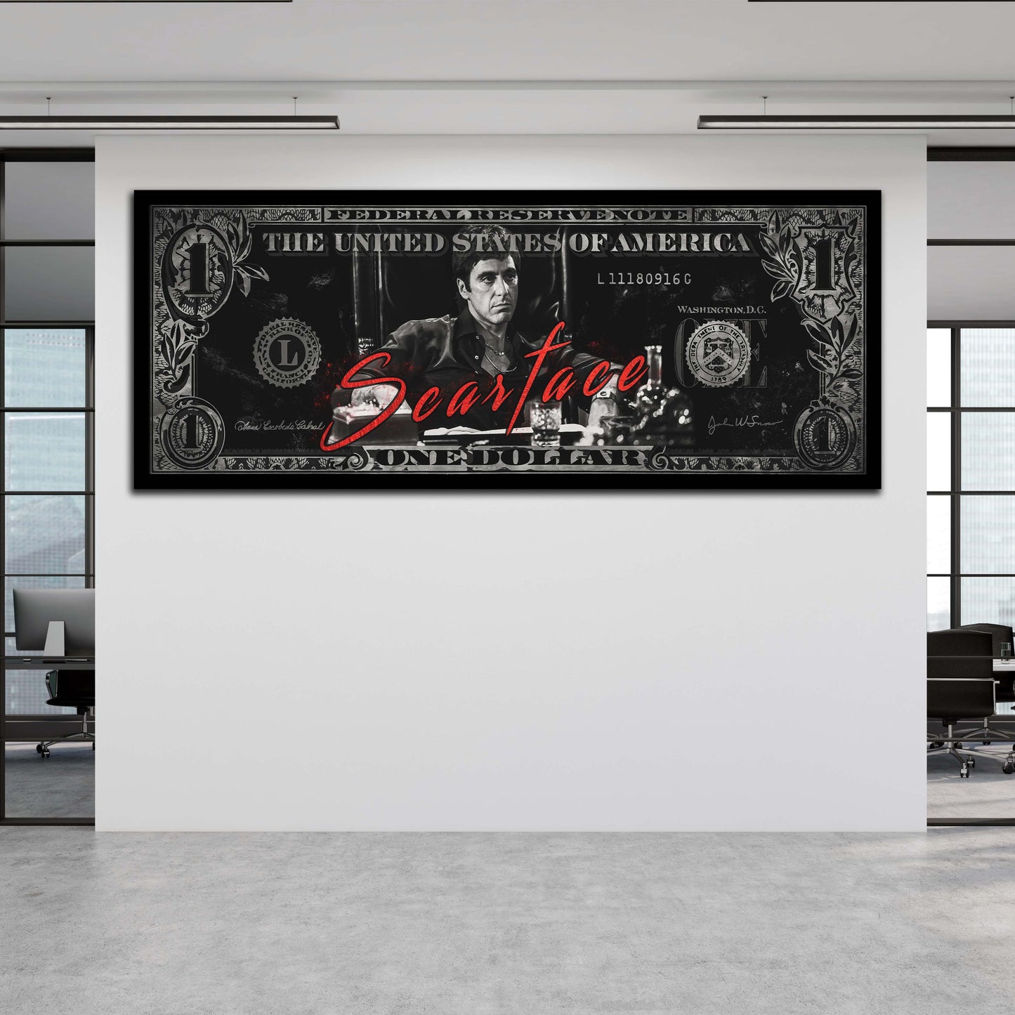 Quadro Dollaro Montana Pop Art Style