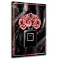 Quadro stampa su tela moderno Eau De Parfüm Flower Style